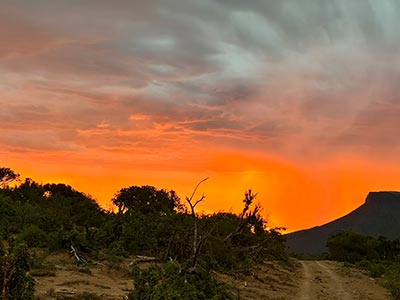 african sunset